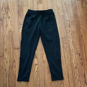 Adidas Aero Ready Slim Black Sweatpants Boy’s Sz 9-10Y